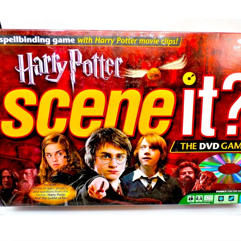 Harry Potter Scene It? 1st Edition 2005 DVD Board Game Complete EUC